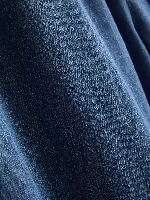 Paula echevarría cotton-rich denim harem pants