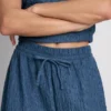 Paula echevarría crinkle wide leg pants