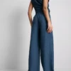 Paula echevarría crinkle wide leg pants