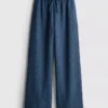 Paula echevarría crinkle wide leg pants