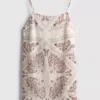 Paula echevarría crushed satin longline cami top