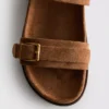 Paula echevarría double-strap buckle sandals