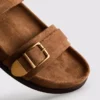 Paula echevarría double-strap buckle sandals