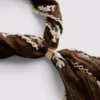 Paula echevarría embroidered scarf