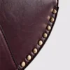 Paula echevarría faux leather studded shoulder bag
