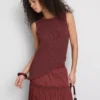 Paula echevarría knitted asymmetrical top