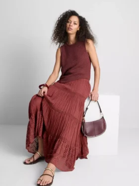Paula echevarría knitted asymmetrical top