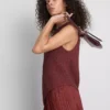 Paula echevarría knitted asymmetrical top