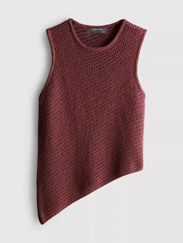Paula echevarría knitted asymmetrical top