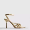 Paula echevarría knotted heel sandals
