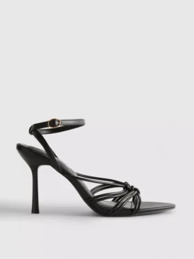 Paula echevarría knotted heel sandals