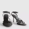 Paula echevarría knotted heel sandals
