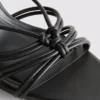 Paula echevarría knotted heel sandals