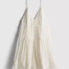 Paula echevarría lace trim ruffle mini dress