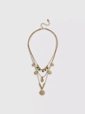 Paula echevarría layered necklace