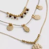 Paula echevarría layered necklace
