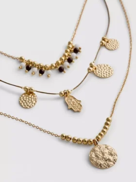 Paula echevarría layered necklace