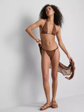 Paula echevarría leopard sparkle bikini bottoms