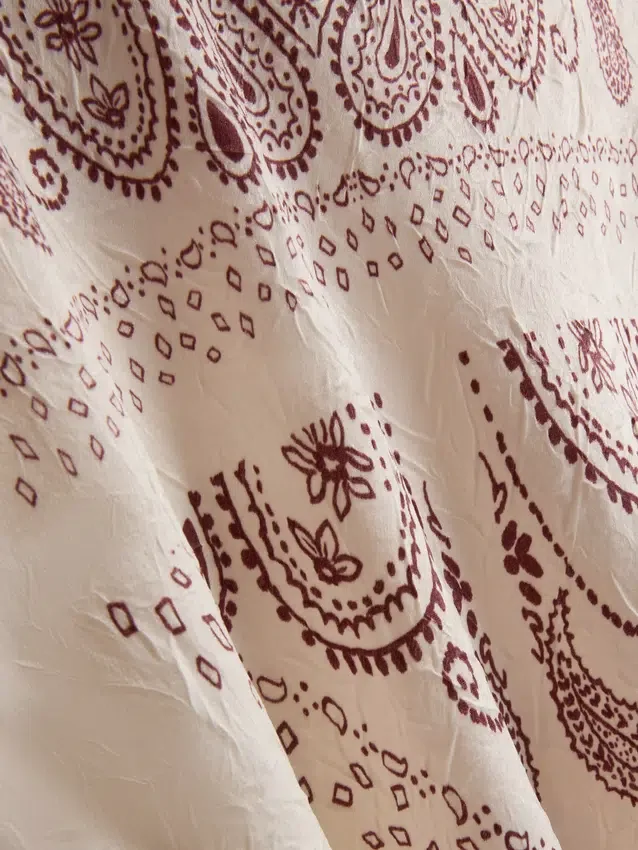 Paula echevarría printed satin bias maxi skirt