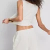 Paula echevarría relaxed crinkle shorts