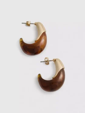 Paula echevarría resin drop hoops