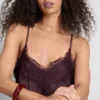 Paula echevarría satin lace-trim cami top