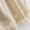 Paula echevarría satin lace-trim cami top