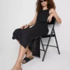 Paula echevarría sleeveless bodycon midaxi dress