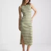Paula echevarría sleeveless bodycon midaxi dress