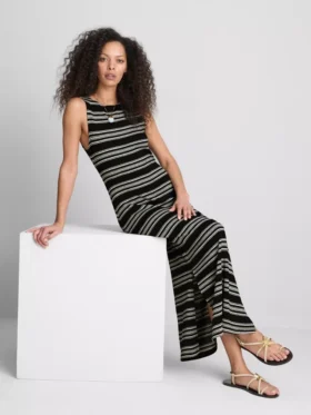 Paula echevarría sleeveless bodycon midaxi dress