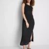 Paula echevarría sleeveless bodycon midaxi dress