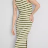 Paula echevarría sleeveless bodycon midaxi dress
