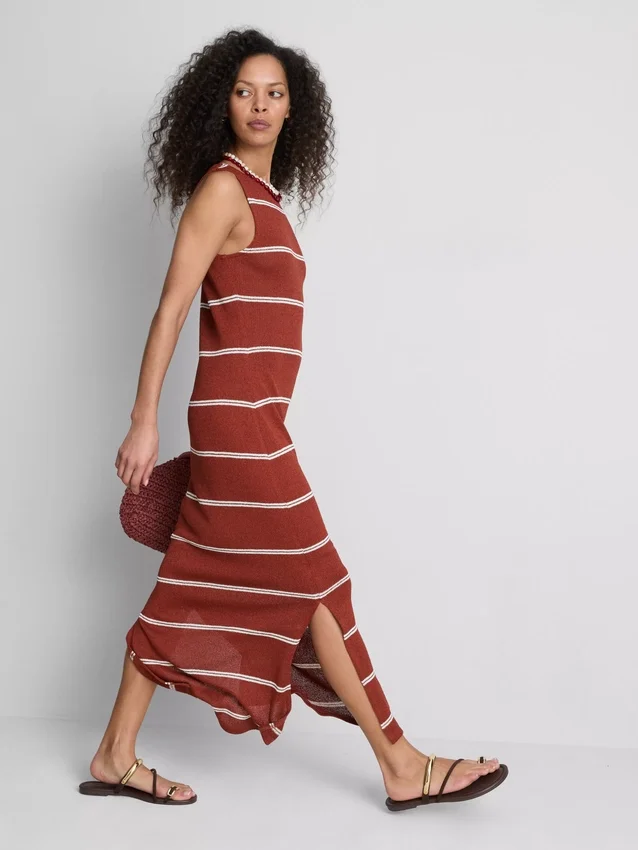 Paula echevarría sleeveless bodycon midaxi dress