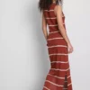Paula echevarría sleeveless bodycon midaxi dress