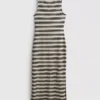 Paula echevarría sleeveless bodycon midaxi dress