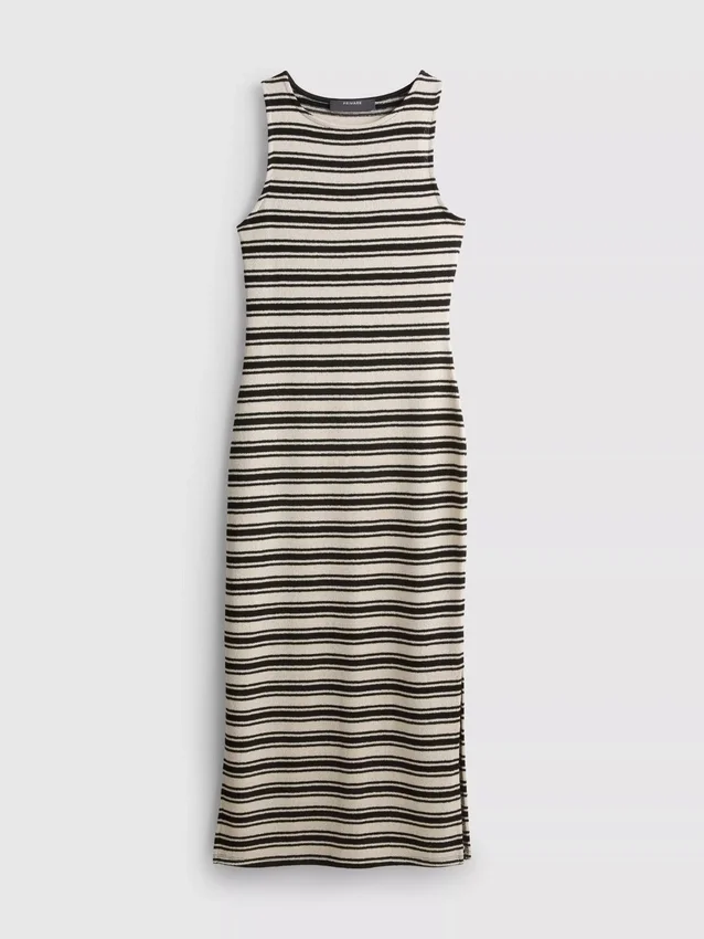 Paula echevarría sleeveless bodycon midaxi dress