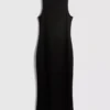 Paula echevarría sleeveless bodycon midaxi dress
