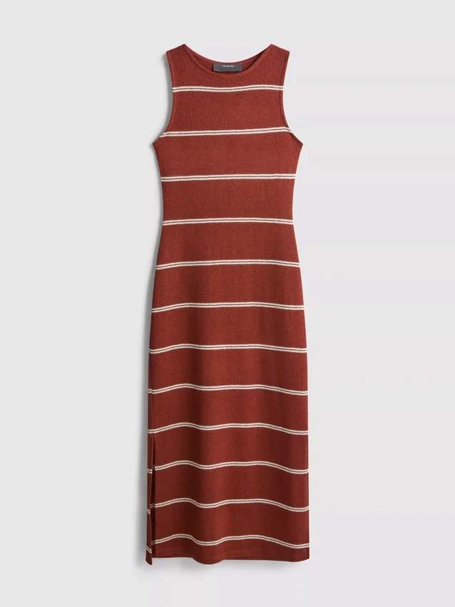 Paula echevarría sleeveless bodycon midaxi dress