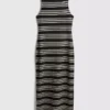 Paula echevarría sleeveless bodycon midaxi dress