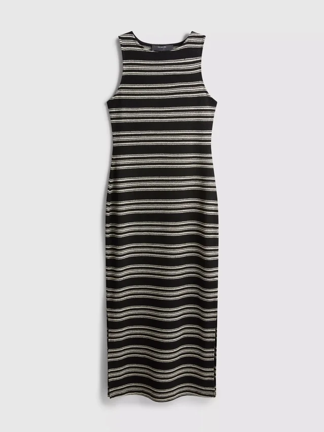 Paula echevarría sleeveless bodycon midaxi dress