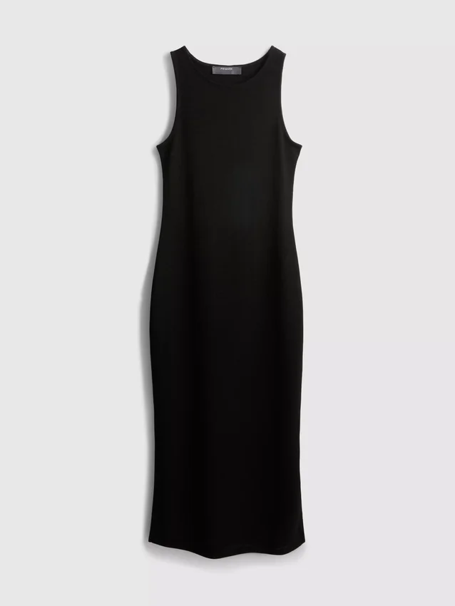 Paula echevarría sleeveless bodycon midaxi dress