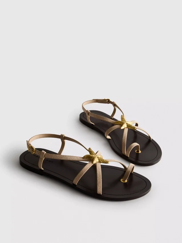 Paula echevarría strappy starfish sandals