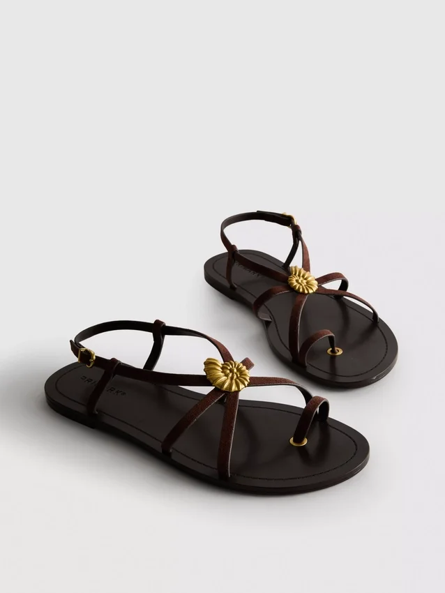 Paula echevarría strappy starfish sandals