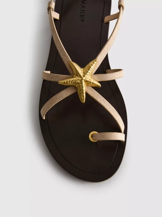 Paula echevarría strappy starfish sandals