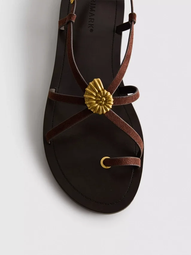 Paula echevarría strappy starfish sandals