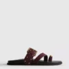 Paula echevarría studded footbed sandals