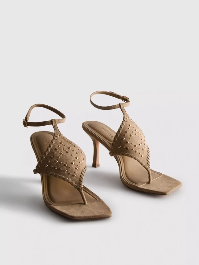 Paula echevarría studded sandals