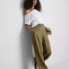 Paula echevarría textured barrel-leg pants