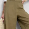Paula echevarría textured barrel-leg pants