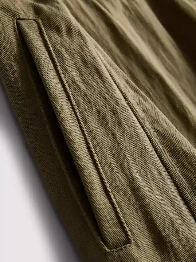 Paula echevarría textured barrel-leg pants